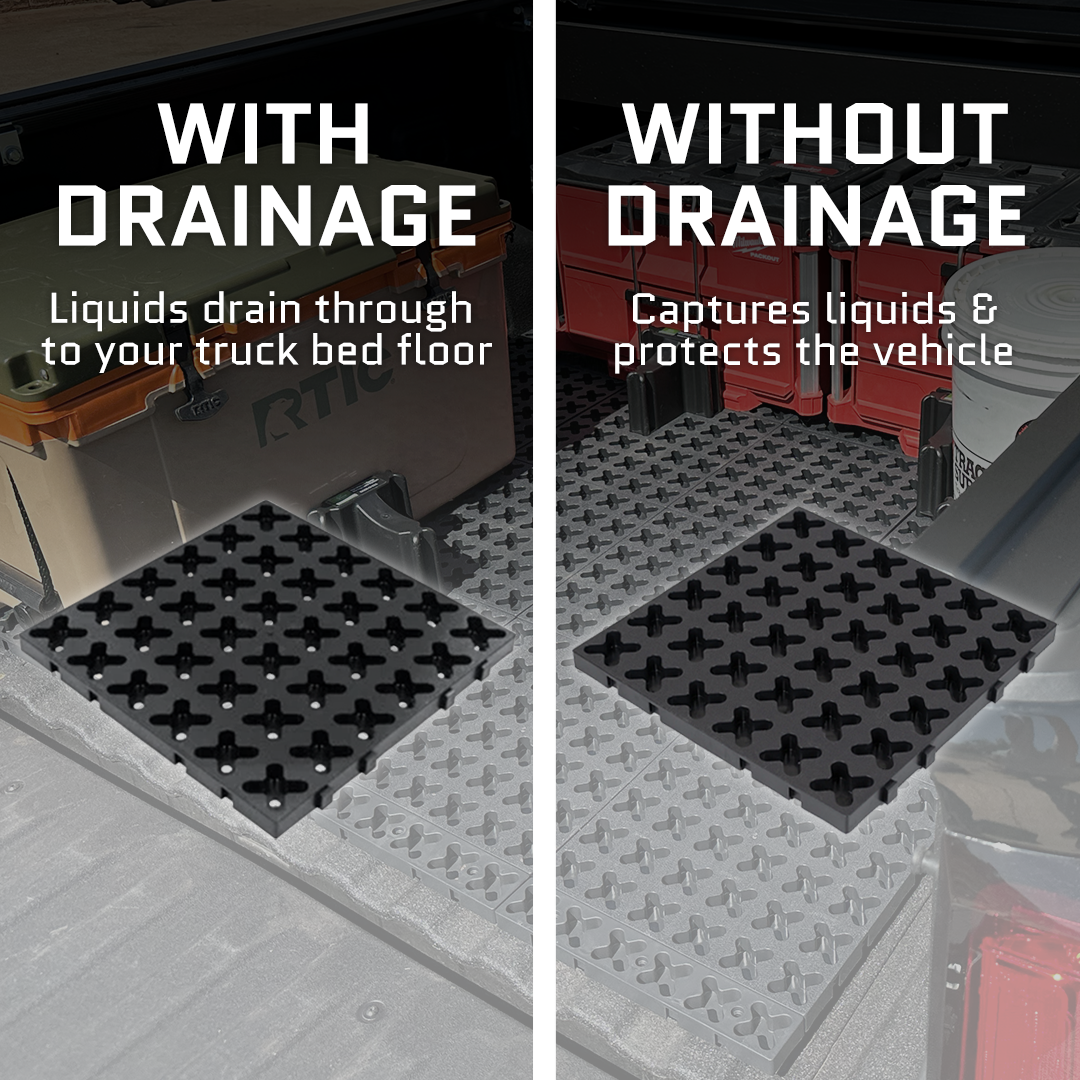 Tmat Midsize Truck Bed Organizer Slide Out Mat | Universal Fit